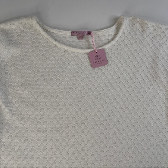 Calypso St. Barth Sofianne Top White XS Oversized NWT - Picture 4 of 10